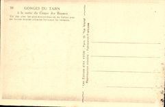 CPA Gorges du Tarn a la sortie du cirque des Baumes