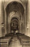 CPA Solesmes Nef de l'Eglise Abbatiale Orgue