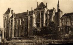 CPA L'Abbaye de Solesmes Les batiments de 1896 vus de l'Ile St Clement