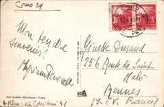 VINTAGE POSTCARD Como Lago