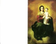 MODERN CARD Madonna And Child Bartolome Esteban Murillo