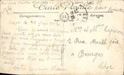 POSTAL Le Havre de la VENDIMIA un chalet de la dimensión