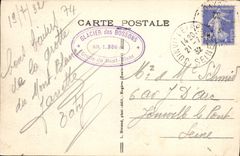 Los glaciares de la POSTAL de la VENDIMIA del nos dejaron trabajar la cueva y el alpinismo del sur de I Aiguille