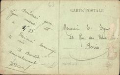 VINTAGE POSTCARD Auvergne Clermont Ferrand the theater and the statue of Vercingetorix