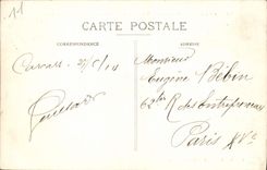 La POSTAL de la VENDIMIA el ISCED de la opinión de Carcasona del este lleva la torre de Narbonnese del Hacienda