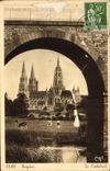 CPA Bayeux La cathedrale Vaches