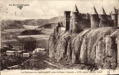 VINTAGE POSTCARD the Castle Of Covering close to St Flour