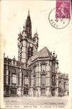 VINTAGE POSTCARD Douai Town hall La Chapelle And the Belfry