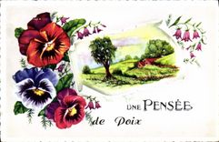 CPM Une Pensee De Poix
