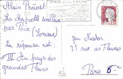 CPM Une Pensee De Poix