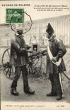 CPA Le Gars De Falaise Arrete de Monssieu l'Mair Folklore