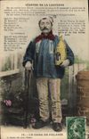 VINTAGE POSTCARD the Cliff Guy Captions Folklore lantern