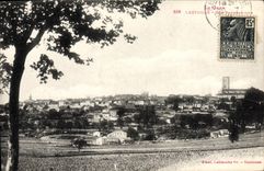 VINTAGE POSTCARD Lectoure Panoramic View