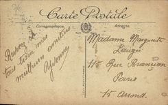 VINTAGE POSTCARD Rouen Commemorative plaque Places of Old goes Jeanne of arc