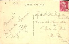 Opinión de Chamonix de la POSTAL de la VENDIMIA