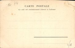 Lago bridge de Annecy de la POSTAL de la VENDIMIA de los amores y del hilandero