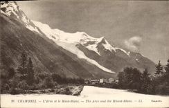 CPA Chamonix L'Arve Et Le Mont Blanc
