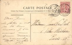 VINTAGE POSTCARD Versailles the Castle Dhonneur Court
