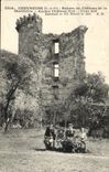 CPA Chevreuse Ruines Du Chateau De La Madeleine (animee)