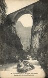 VINTAGE POSTCARD Dauphine the Bridge St Bruno Route of Large Chartreuse