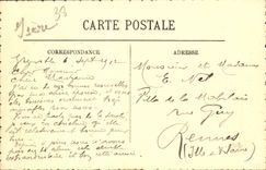 St Andre Tombeau de la iglesia de Grenoble de la POSTAL de la VENDIMIA del caballero de Bayard