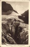 VINTAGE POSTCARD Massive De Belledonne Crevassee With the Glacier De Freydanne