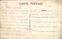 POSTAL de la VENDIMIA el lago de Settons una esquina del lago