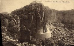 CPA Le Caylar Tournant Du Pas De I'Escalette