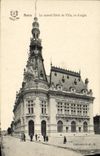 CPA Sens Le Nouvel Hotel De Ville Vu D'angle