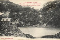 CPA Les Pyrenees Haut Louron Lac De Caillemaous Pic Gourdon et col des Gours Blancs