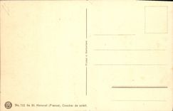 CPA Ile St Honorat Coucher De Soleil