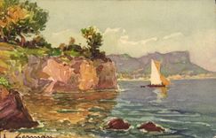 VINTAGE POSTCARD Esterel Corner of Trayas