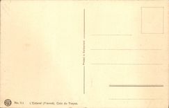 Esquina de Esterel de la POSTAL de la VENDIMIA de Trayas