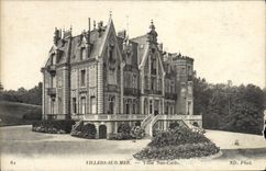 VINTAGE POSTCARD Viller On Sea Villa San Carlo