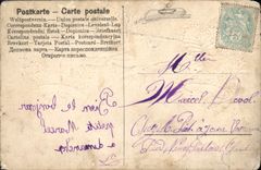 VINTAGE POSTCARD Fantasy Hands Flowers