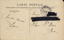 VINTAGE POSTCARD Fantasy Woman Vera Ledot Cat