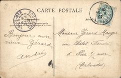 VINTAGE POSTCARD Fantasy Paris Boulevard of the hospital