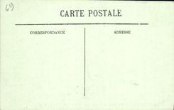 VINTAGE POSTCARD Villefranche On the Saone Waste-gas main De I' Eglise Notre Dame of the Marshes