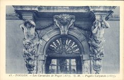 CPA Toulon Les Cariatides De Puget
