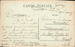 POSTAL de la VENDIMIA Sens los bordes De I' Yonne Rosoy