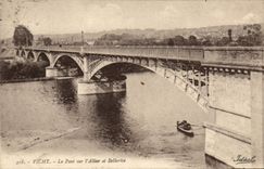 CPA Vichy Le Pont Sur I'Allier Et Bellerive