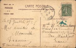 CPA Rouget De Lisle Chantant La Marseillaise