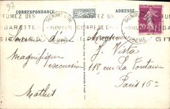 VINTAGE POSTCARD the Collar Of Lautaret And the Chain Of Meije seen of the slopes of large Galibier