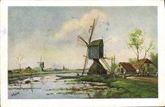 CPA Fantaisie Moulin a vent