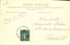 MODERN CARD Pau Peak Of the South of Ossau