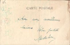 Postal photo mula 1928 del asno de Gavarnie