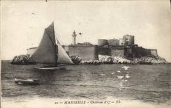CPA Marseille Chateau d'If Bateau