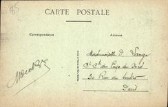 POSTAL de la VENDIMIA Sables d'Olonne los barcos portuarios