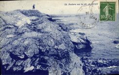 CPA Rochers Sur La Cote De Sion