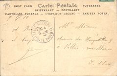 VINTAGE POSTCARD Joigny Seen from of the Notre Dame Church